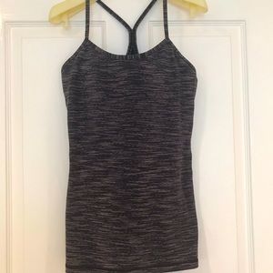 Lululemon Athletica Skinny Straps Tank Top with Builtin Sports Bra